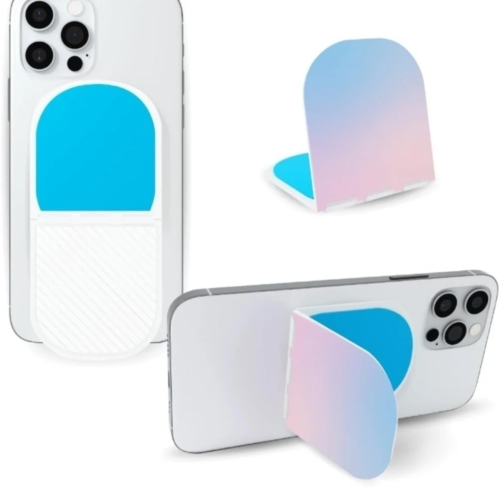 Flipstik Foldable Adhesive Phone Mount - Stick Phone to Mirror, Window NEW